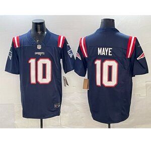 Drake Maye Navy Vapor Jersey Stitched Mens Youths Available Choose